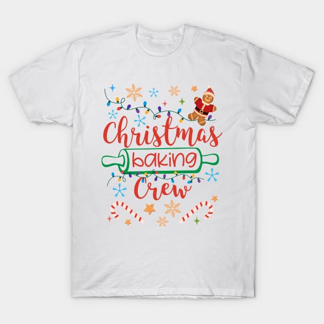 Christmas Cookie Baking Crew T-Shirt by star trek fanart and more